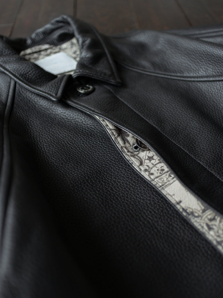 Forgotten Materials｜E Cropped JKT (Leather)