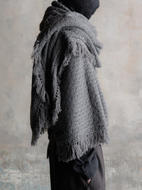 26FW｜Textured Antique Scarf (Grey)