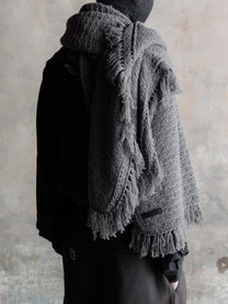 26FW｜Textured Antique Scarf (Grey)