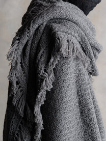 26FW｜Textured Antique Scarf (Grey)
