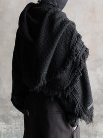 26FW｜Textured Antique Scarf (Black)