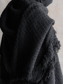 26FW｜Textured Antique Scarf (Black)