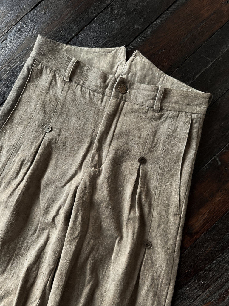 Forgotten Materials｜E Pants (Dyed Grey)