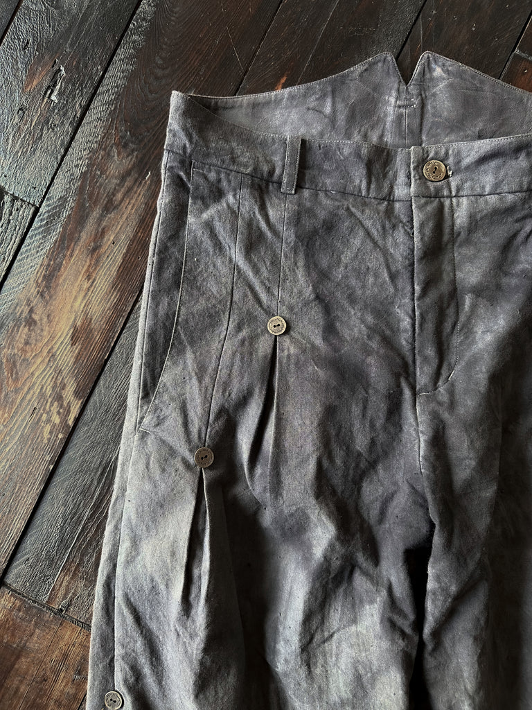 Forgotten Materials｜E Pants (Dyed Purple)