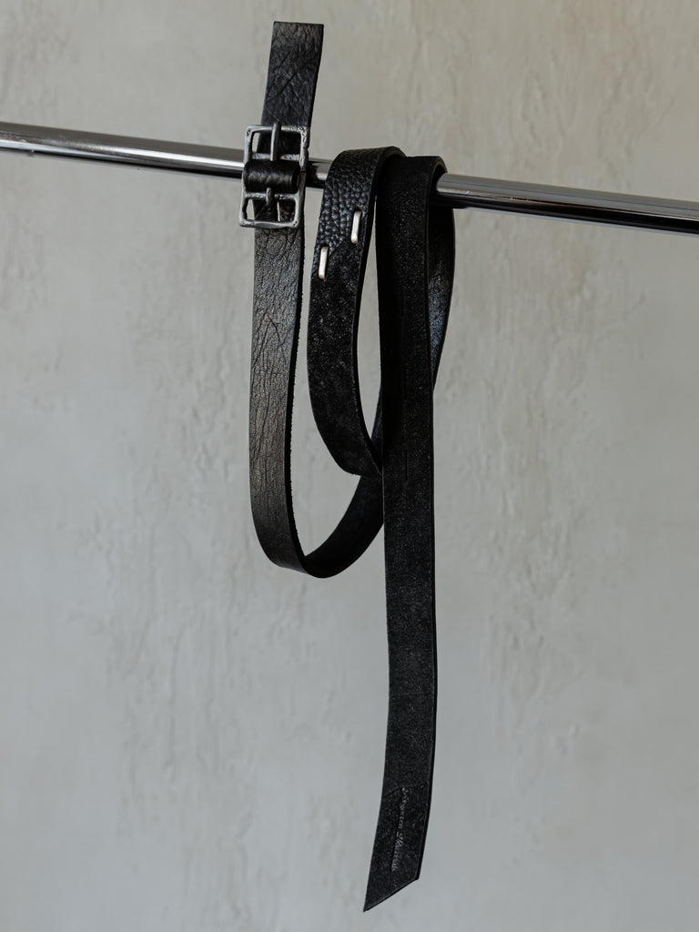 Forgotten Materials｜Leather Belt (Black)