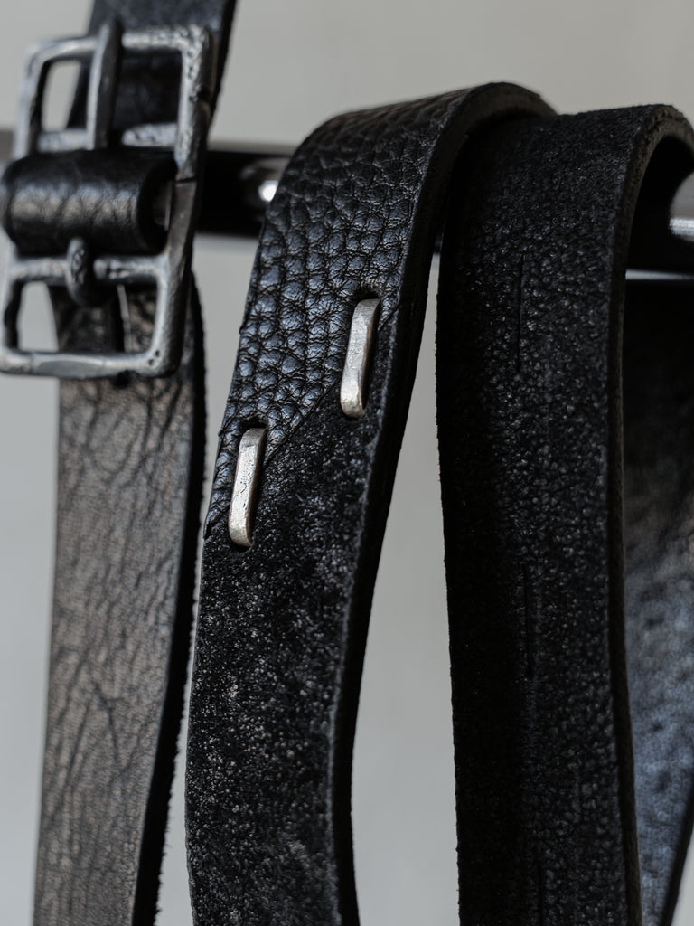 Forgotten Materials｜Leather Belt (Black)