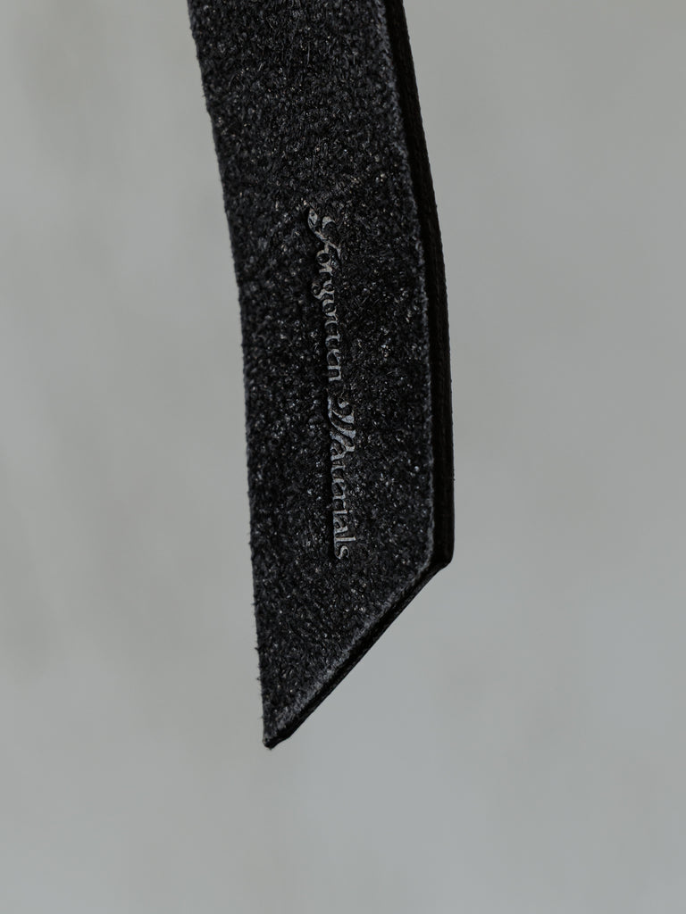 Forgotten Materials｜Leather Belt (Black)