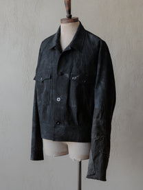 Forgotten Materials｜Repaired Cyclist JKT (Dark Navy)