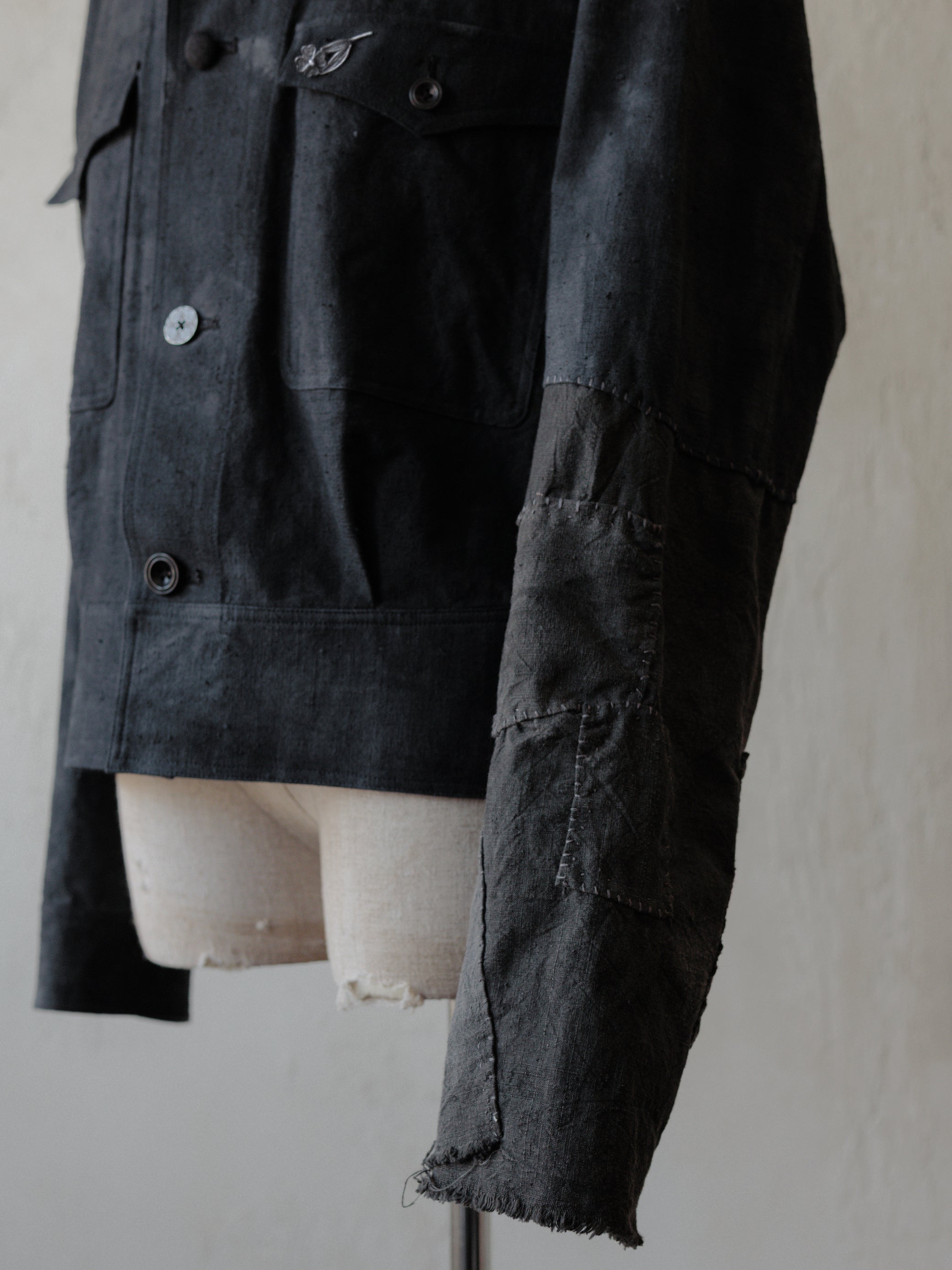 Forgotten Materials｜Repaired Cyclist JKT (Dark Navy)