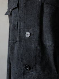 Forgotten Materials｜Repaired Cyclist JKT (Dark Navy)