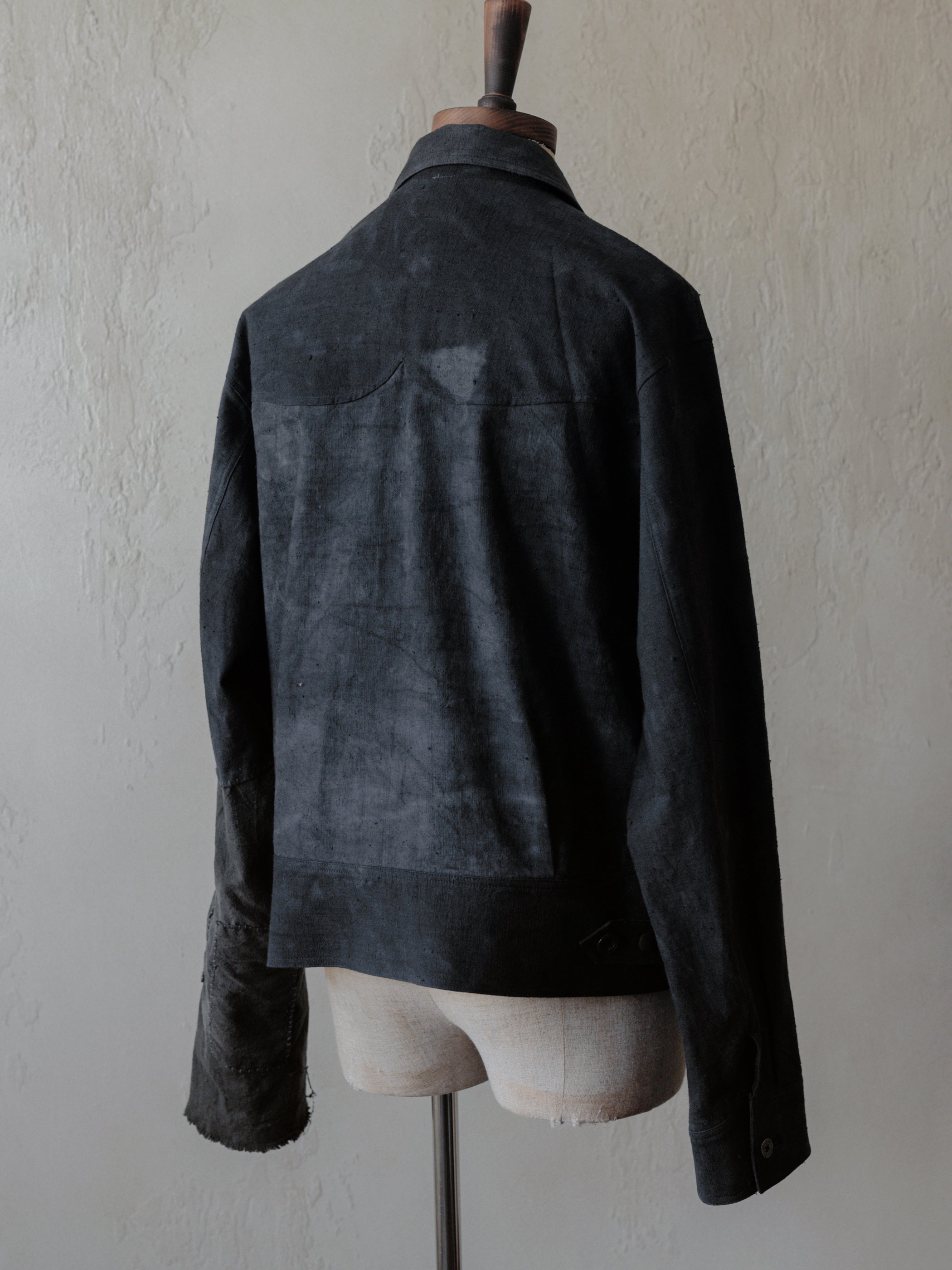 Forgotten Materials｜Repaired Cyclist JKT (Dark Navy) – Professor.E