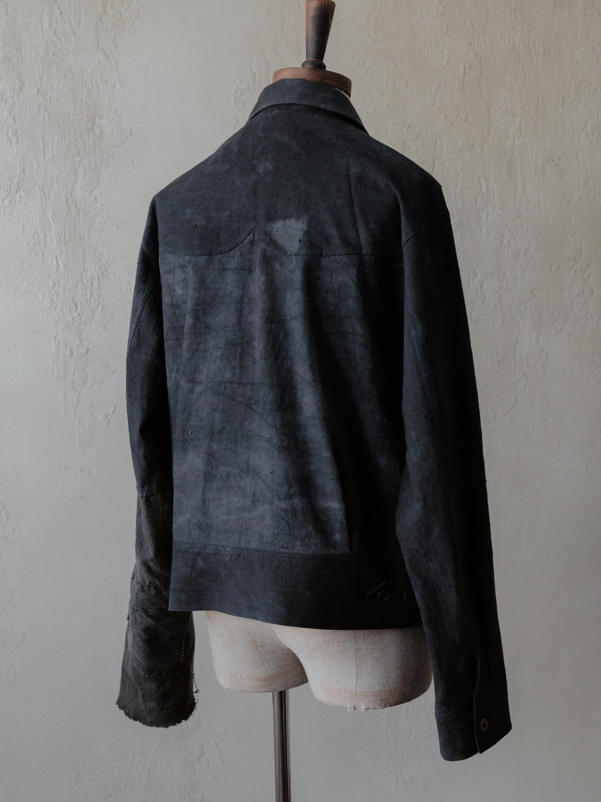 Forgotten Materials｜Repaired Cyclist JKT (Dark Navy)
