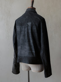 Forgotten Materials｜Repaired Cyclist JKT (Dark Navy)