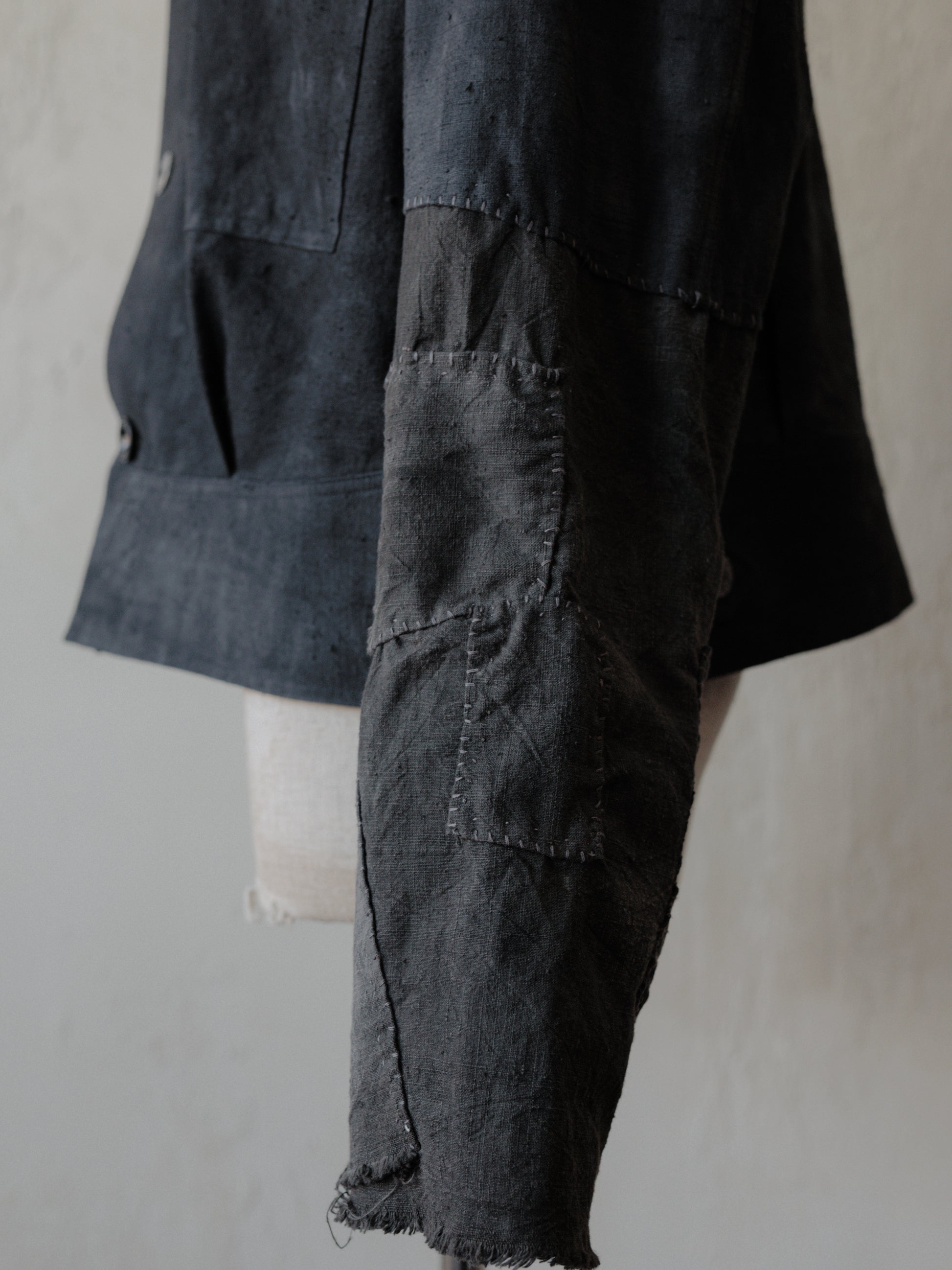 Forgotten Materials｜Repaired Cyclist JKT (Dark Navy)