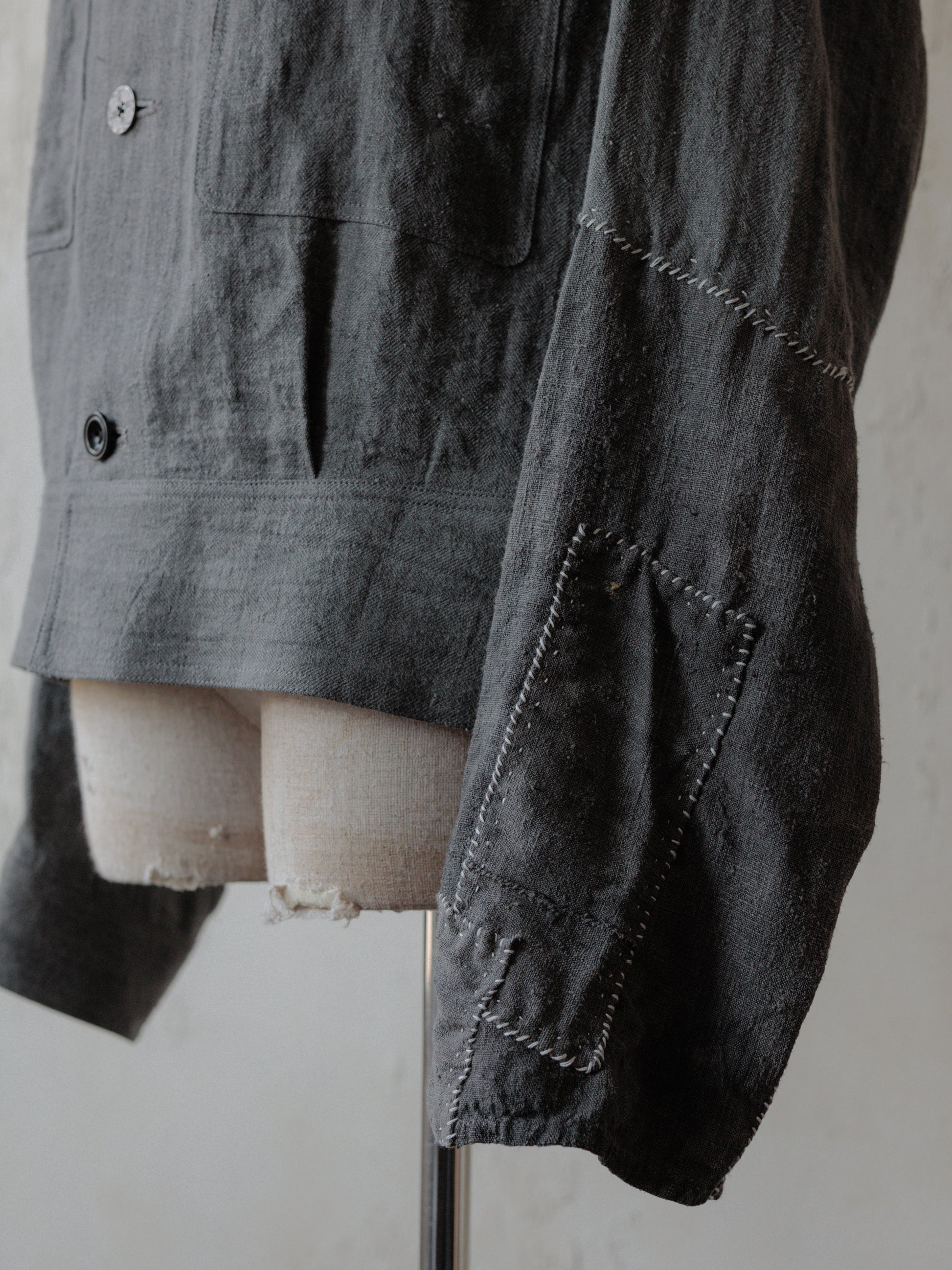 Forgotten Materials｜Repaired Cyclist JKT (Grey)
