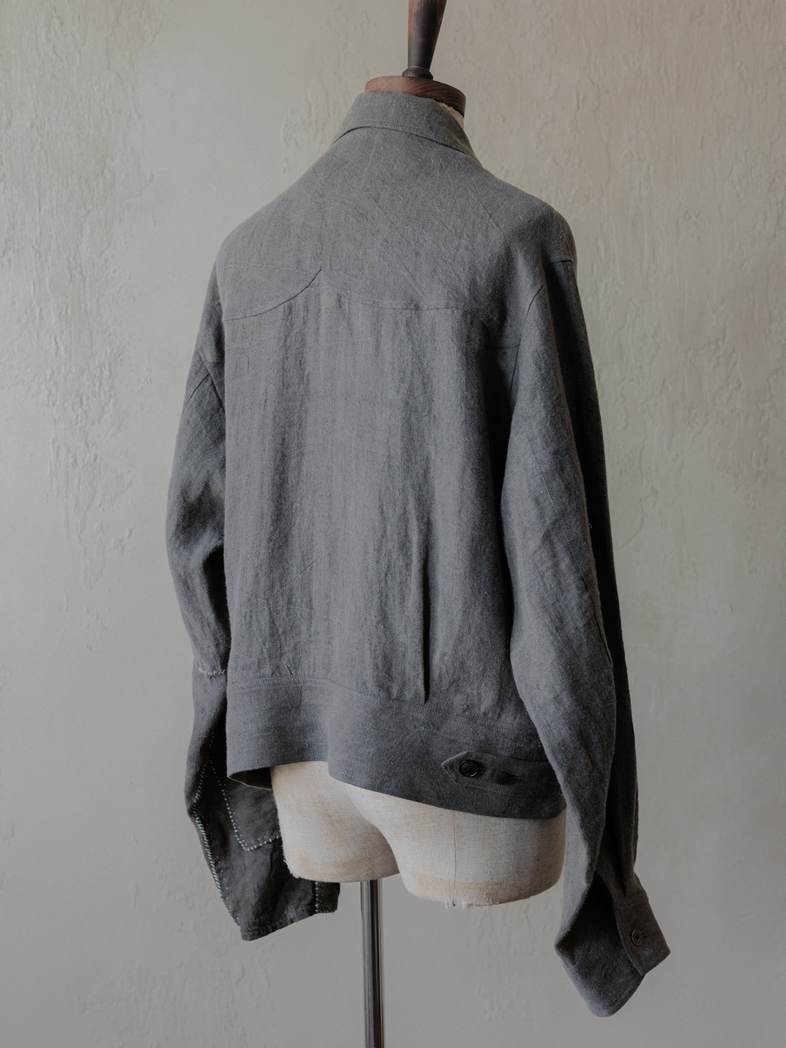 Forgotten Materials｜Repaired Cyclist JKT (Grey)