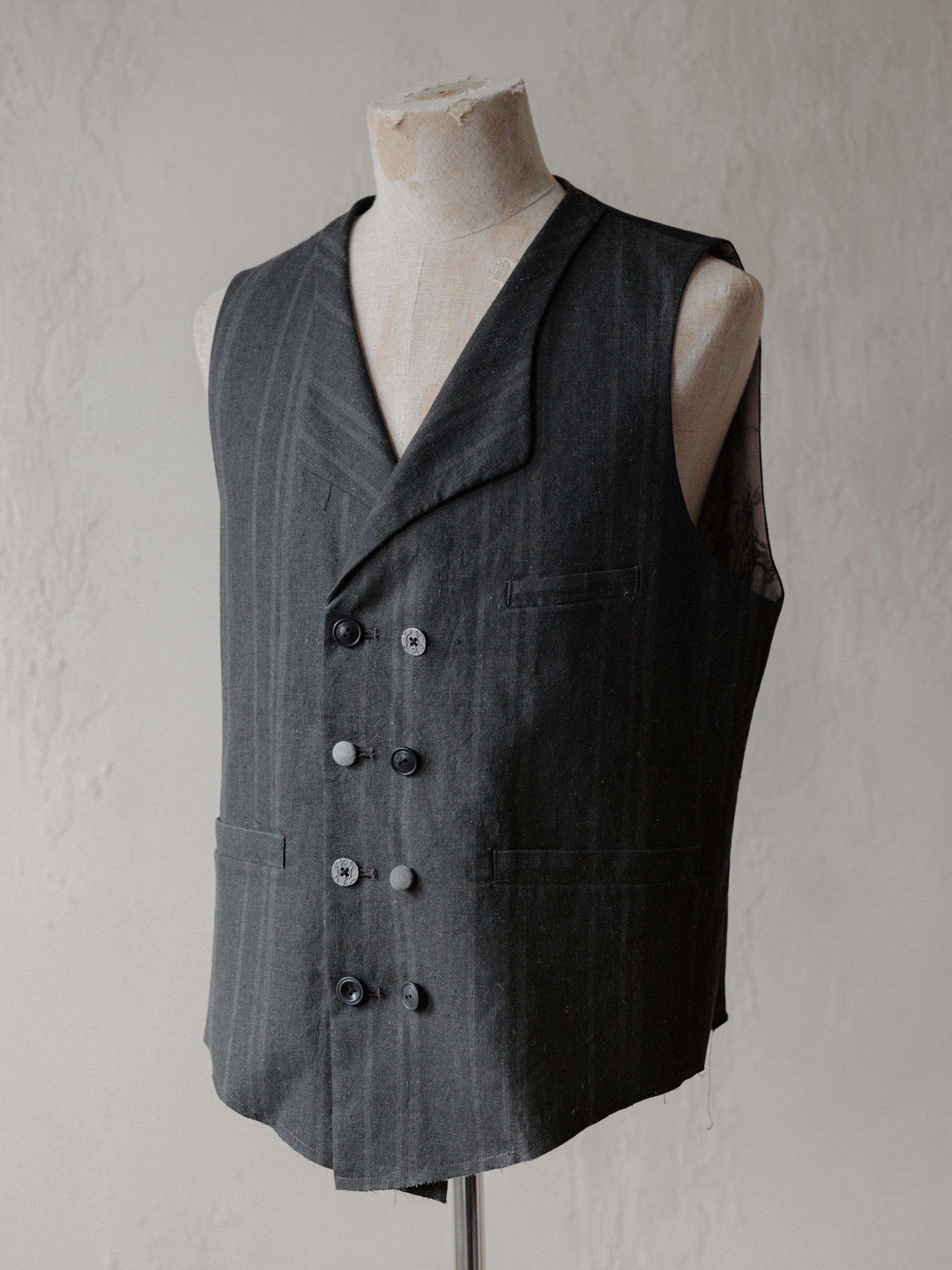 Forgotten Materials｜Double Breasted Waistcoat – Professor.E