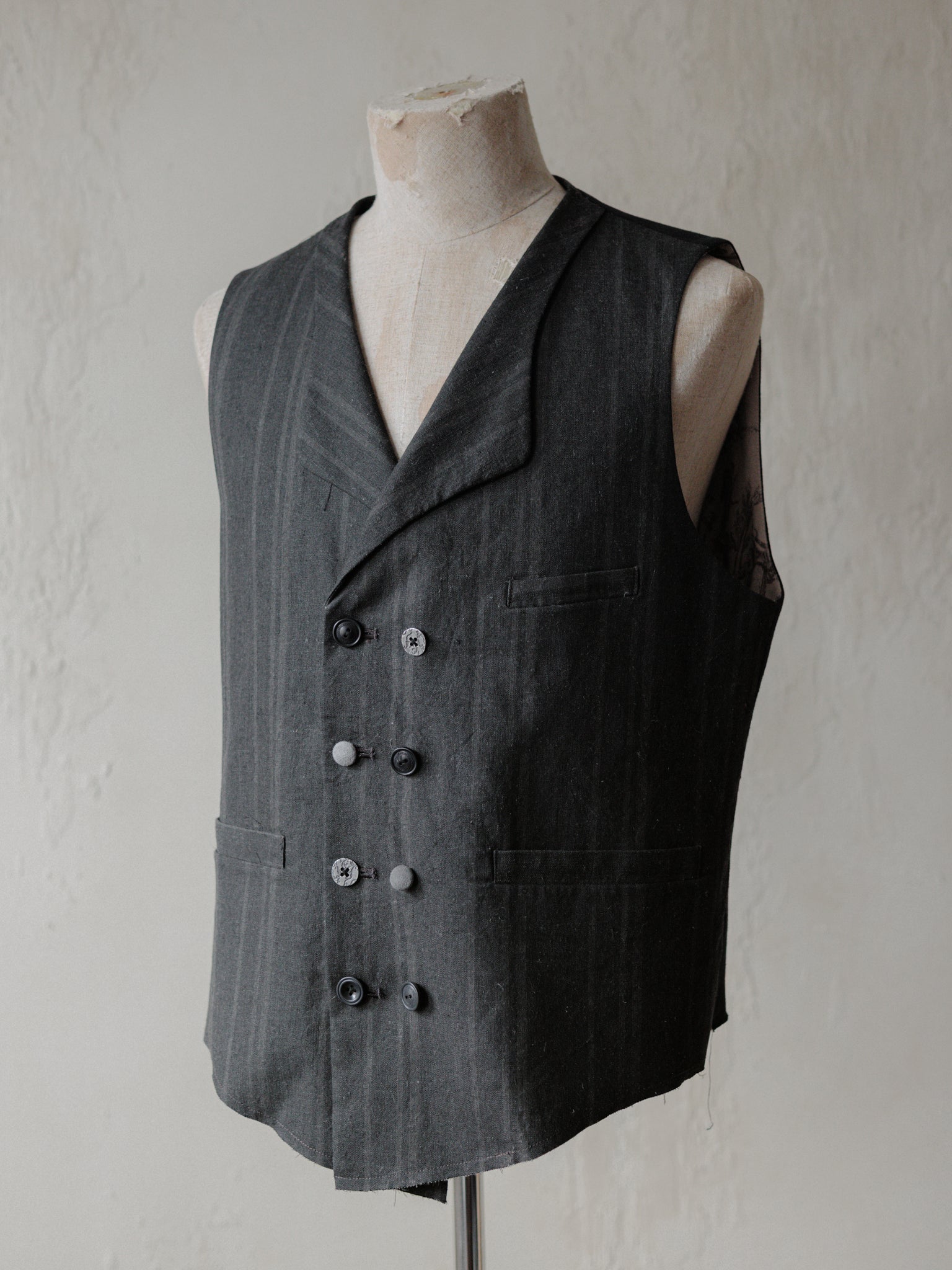 Forgotten Materials｜Double Breasted Waistcoat