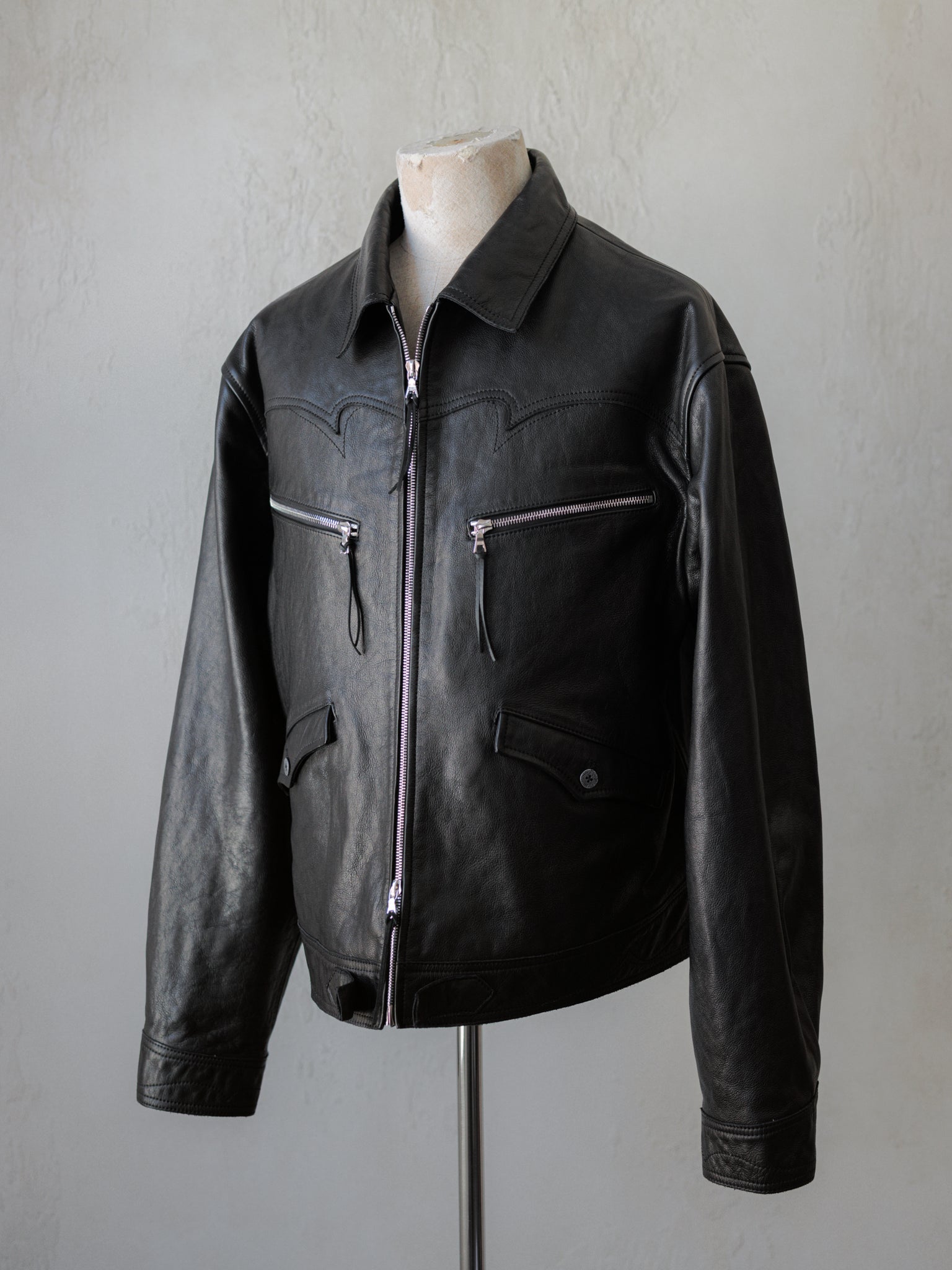 Forgotten Materials｜Cyclist Leather Jacket