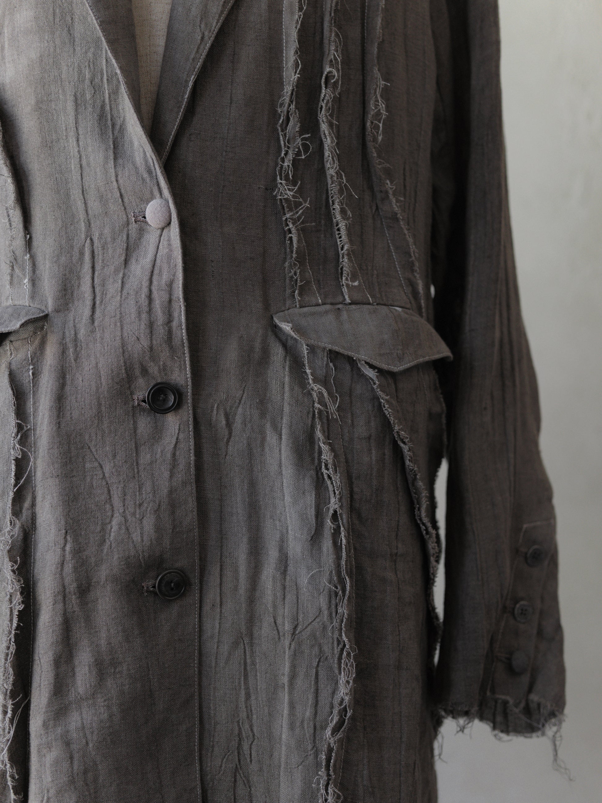 Forgotten Materials WMS｜Fractured Linen Coat