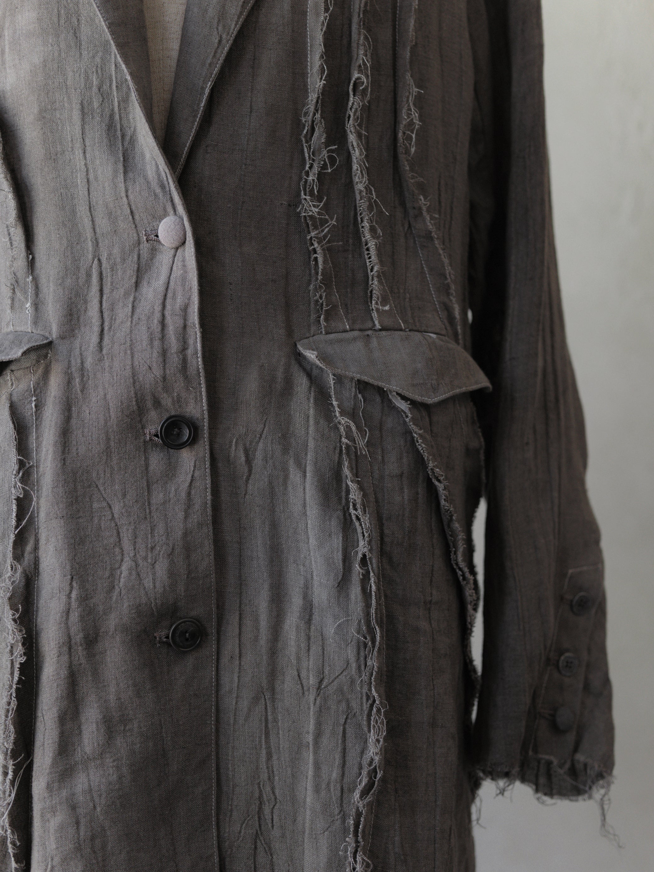 Forgotten Materials WMS｜Fractured Linen Coat