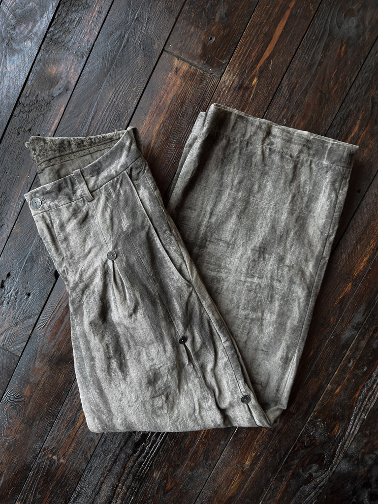 Forgotten Materials｜E Pants (Natural Dyed Grey)