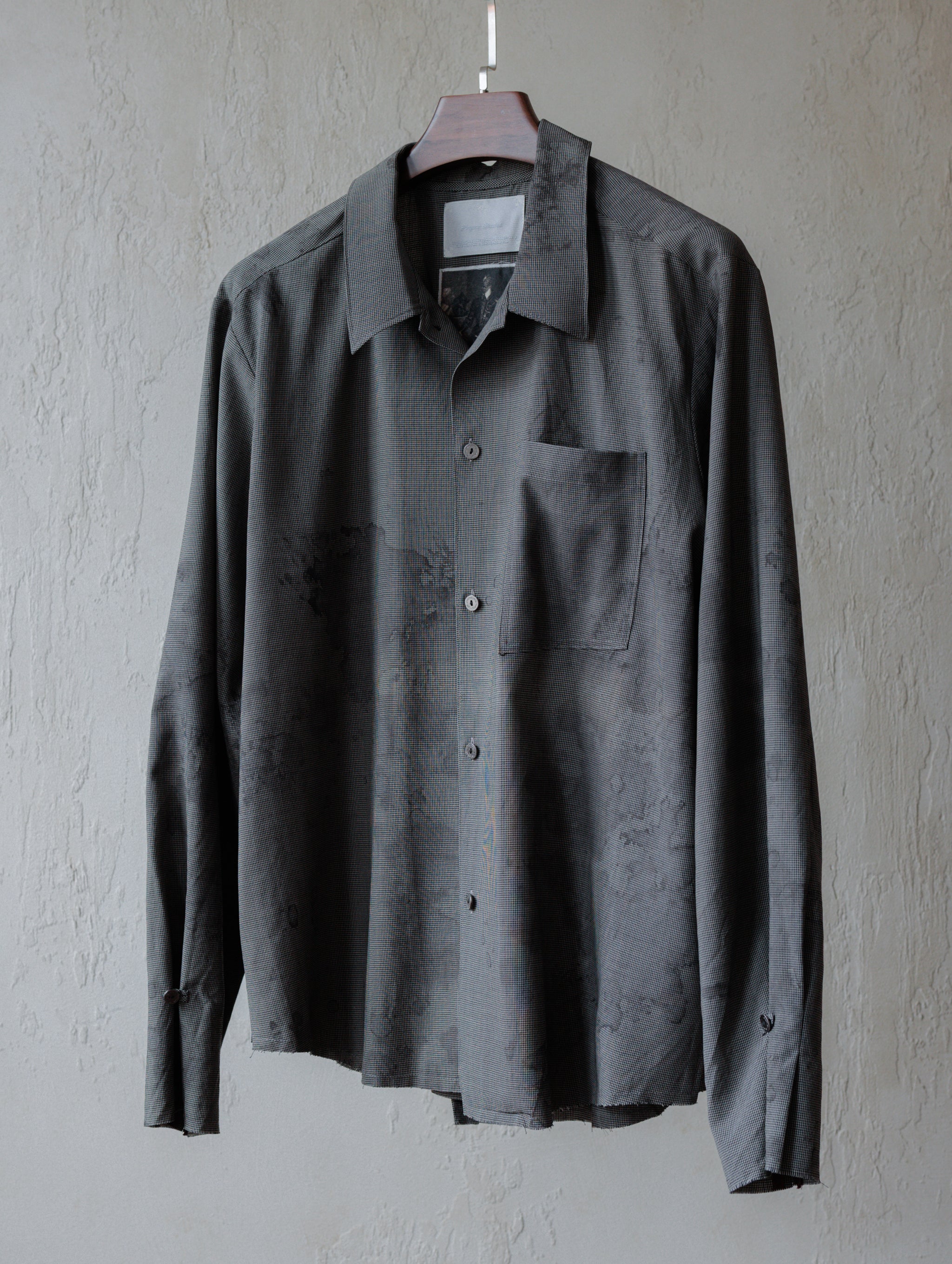 Professor.E 24fw Drawstring Shirt