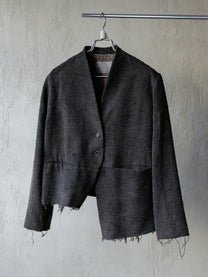 Forgotten Materials WMS｜Collarless Blazer