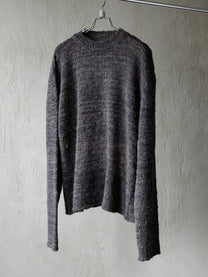 Forgotten Materials｜Tussah Silk Handspun Yarn Top (Natural Dyed Dark Purple)