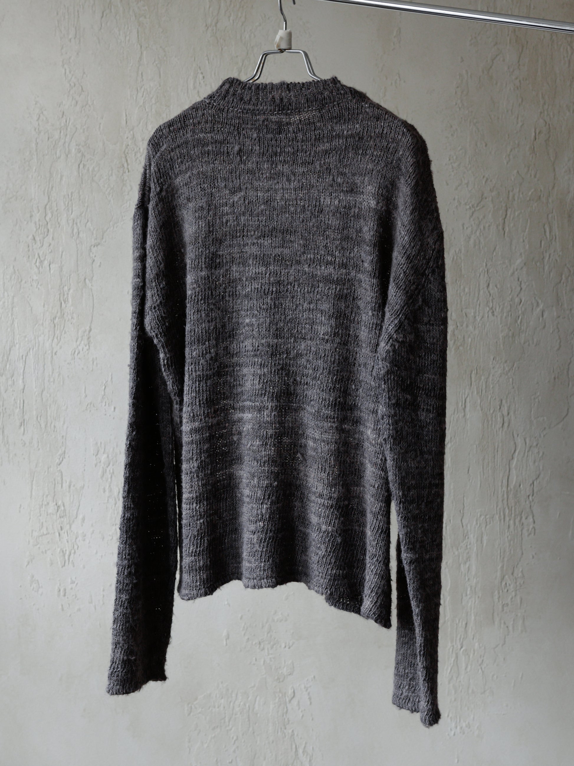 Forgotten Materials｜Tussah Silk Handspun Yarn Top (Natural Dyed Dark Purple)