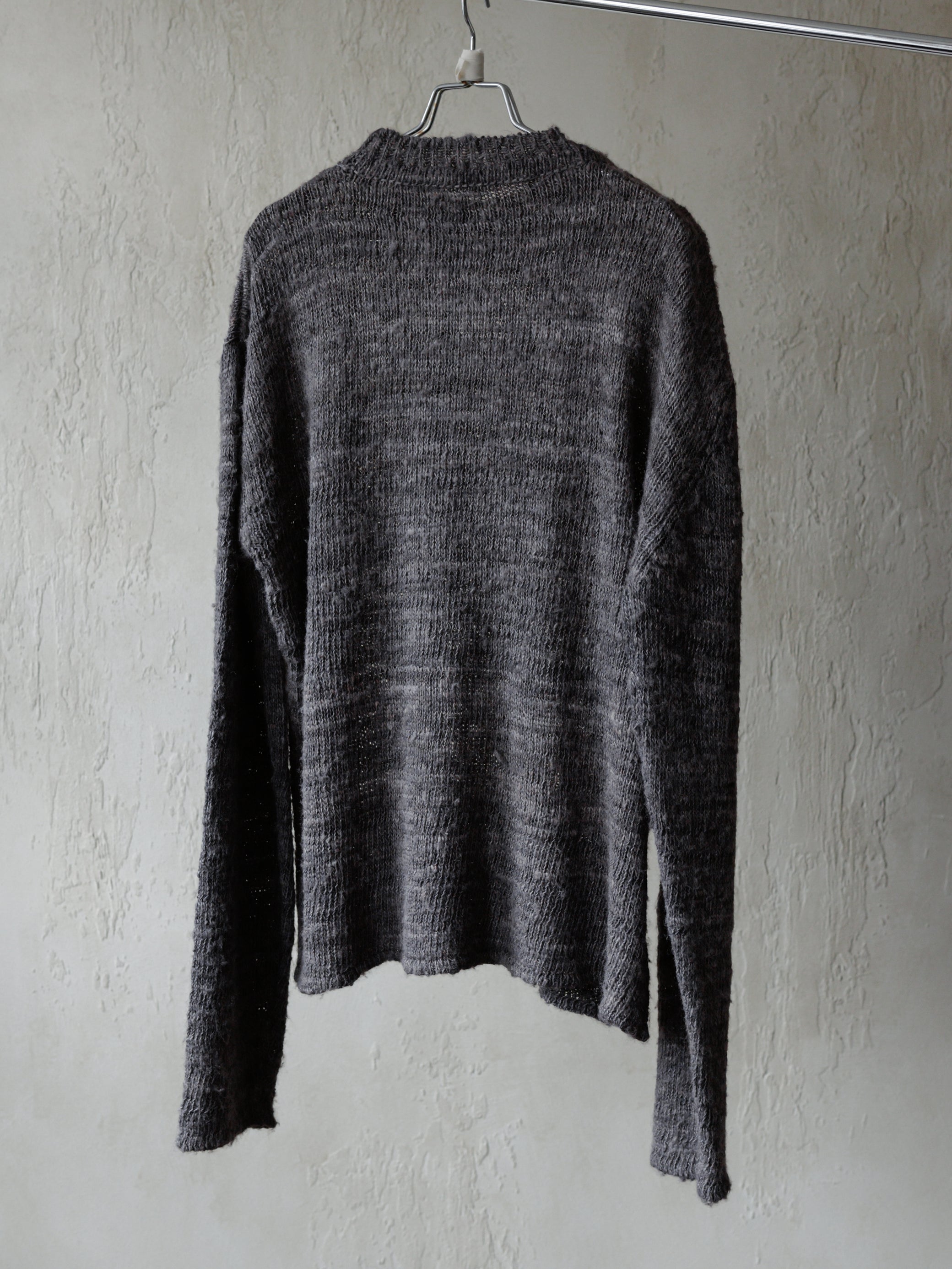Forgotten Materials｜Tussah Silk Handspun Yarn Top (Natural Dyed Dark Purple)