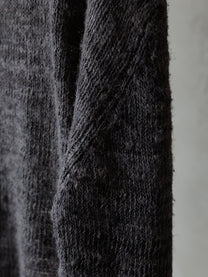 Forgotten Materials｜Tussah Silk Handspun Yarn Top (Natural Dyed Dark Purple)