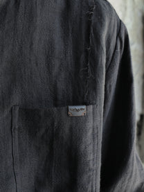 Professor.E｜Modular Collar Work Shirt (Black)