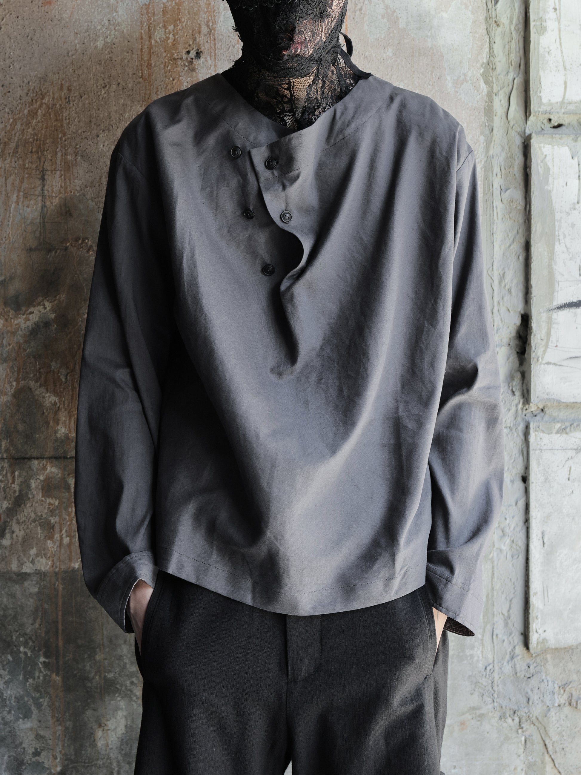 Professor.E｜Cowl Neck Shirt