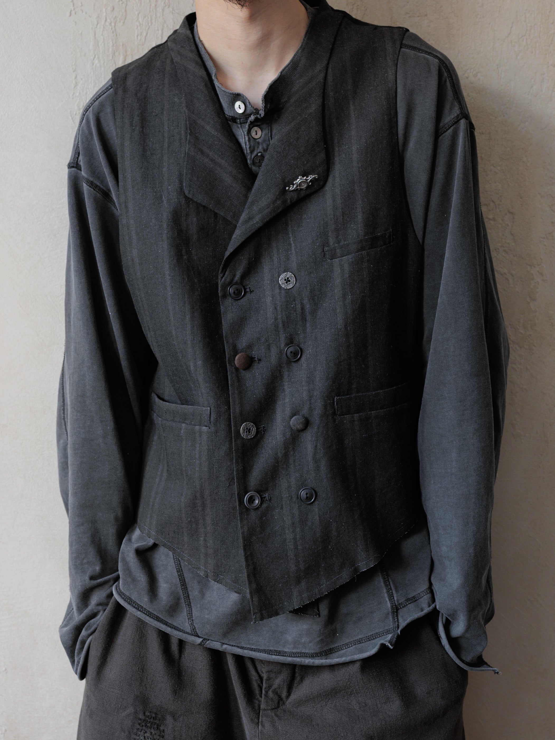 Forgotten Materials｜Double Breasted Waistcoat – Professor.E