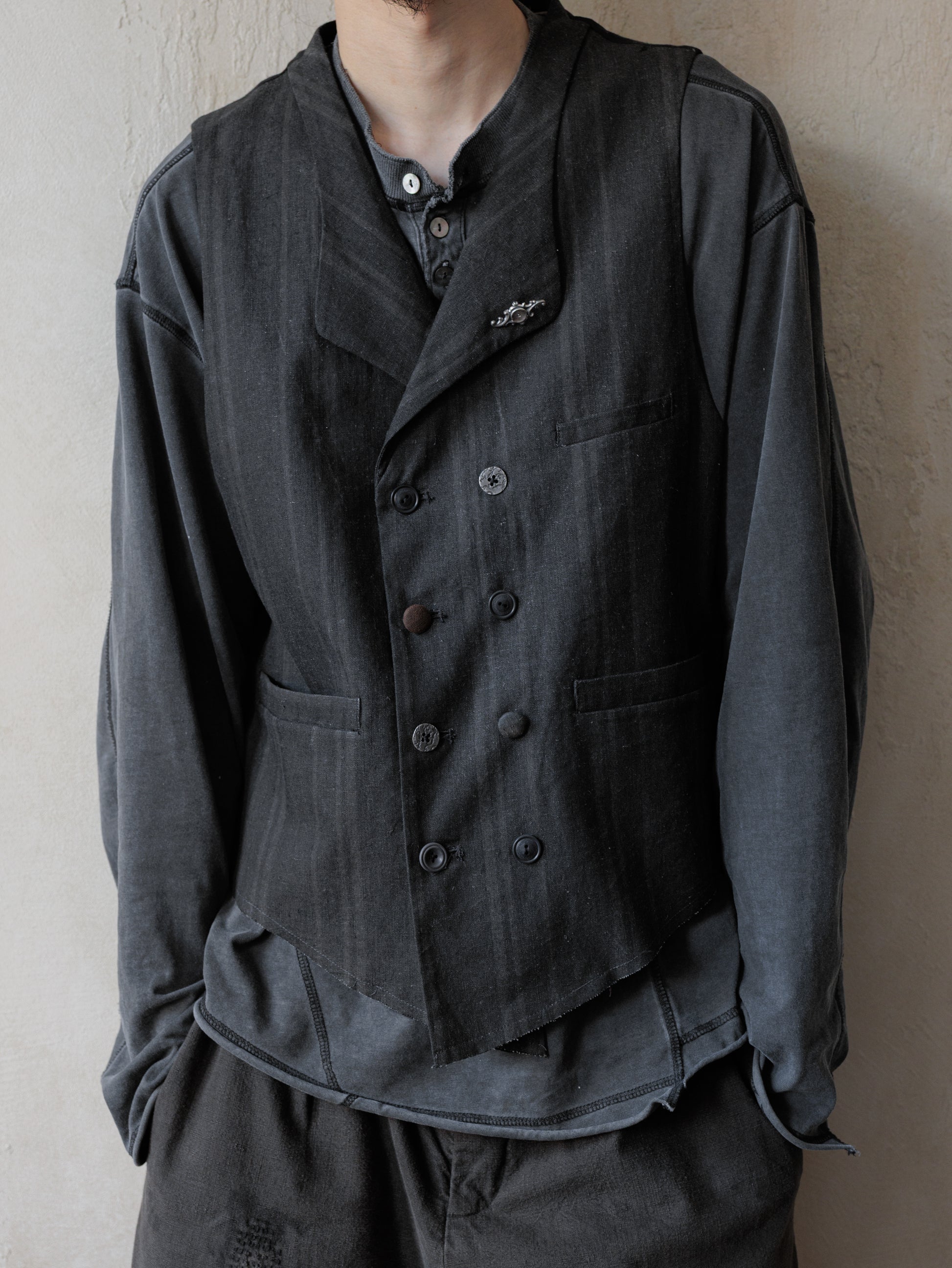 Forgotten Materials｜Double Breasted Waistcoat