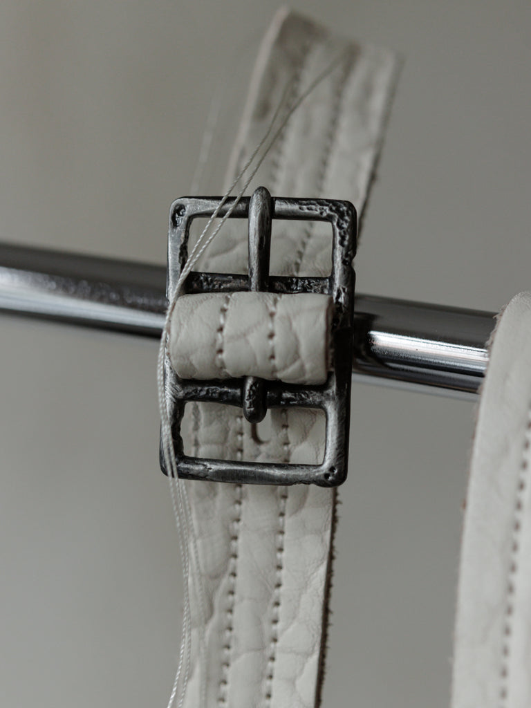 Forgotten Materials｜Leather Belt (Beige)