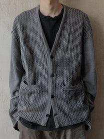 Forgotten Materials｜0222/ Aged Knit Cardigan