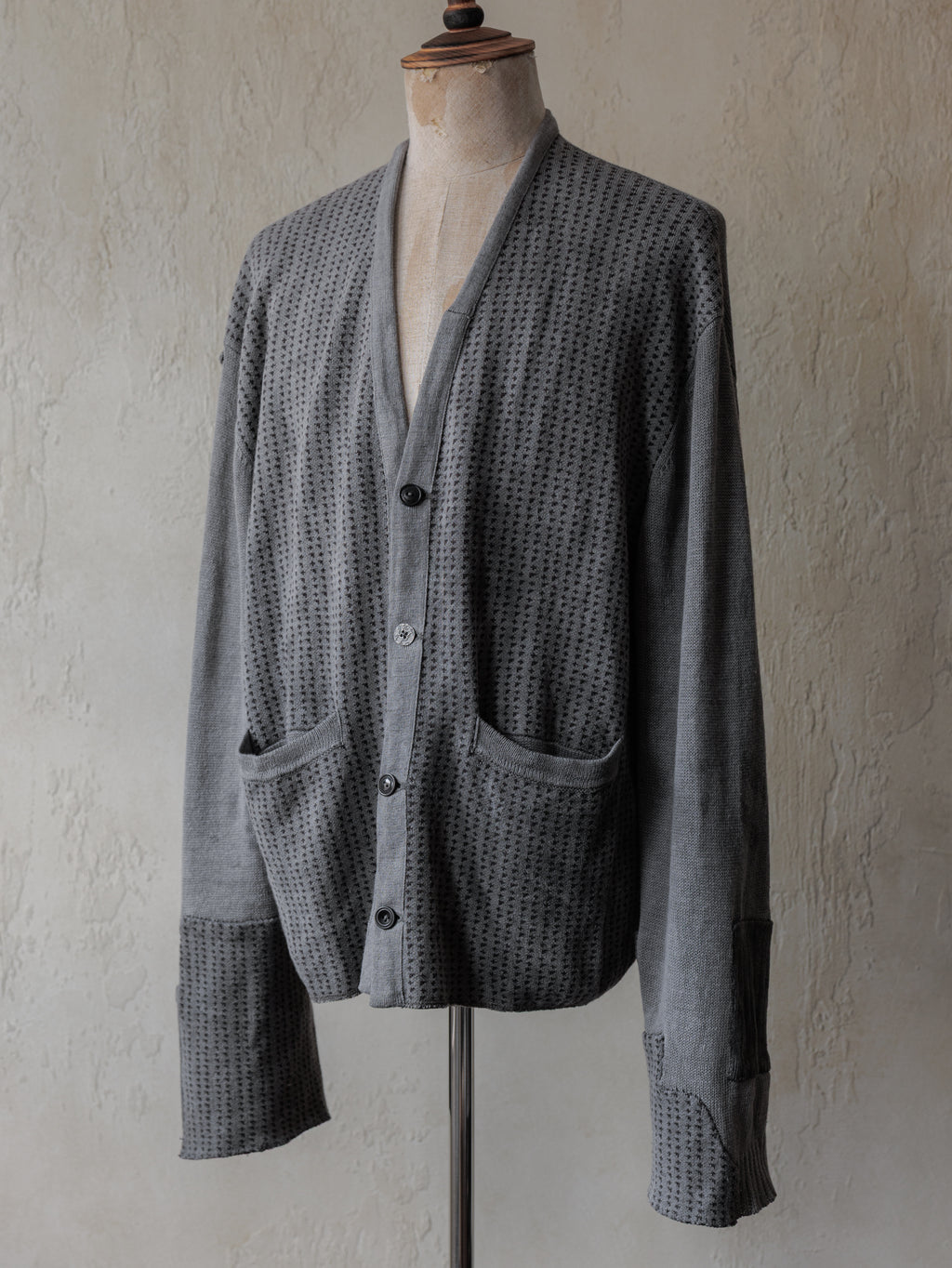 Forgotten Materials｜0222/ Aged Knit Cardigan