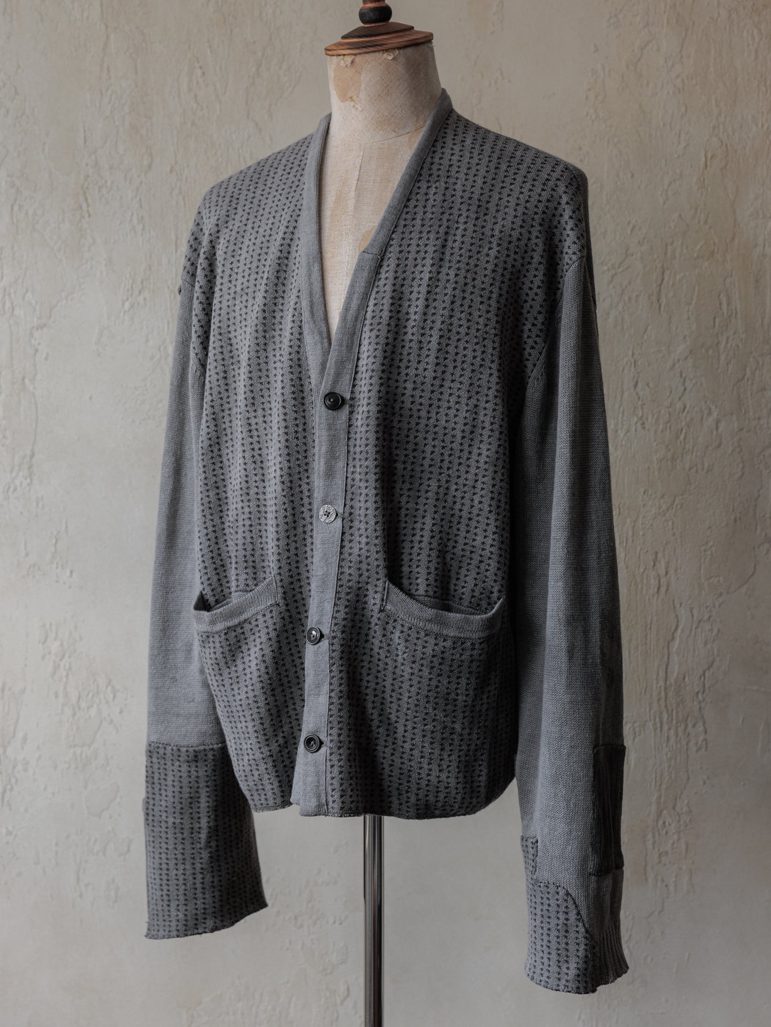 Forgotten Materials｜0222/ Aged Knit Cardigan