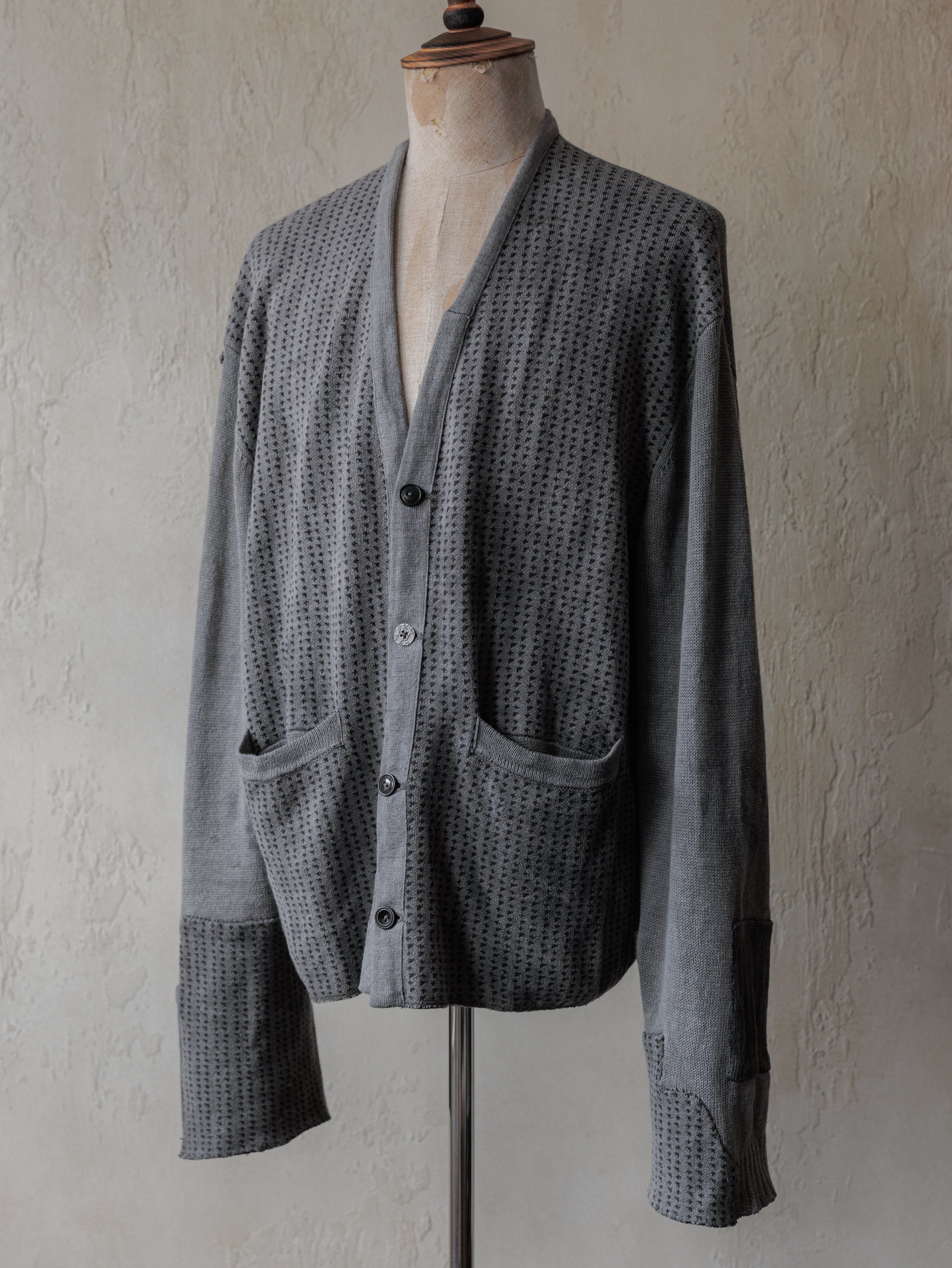 Forgotten Materials｜0222/ Aged Knit Cardigan