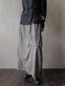 Forgotten Materials WMS｜Ash Drape Skirt