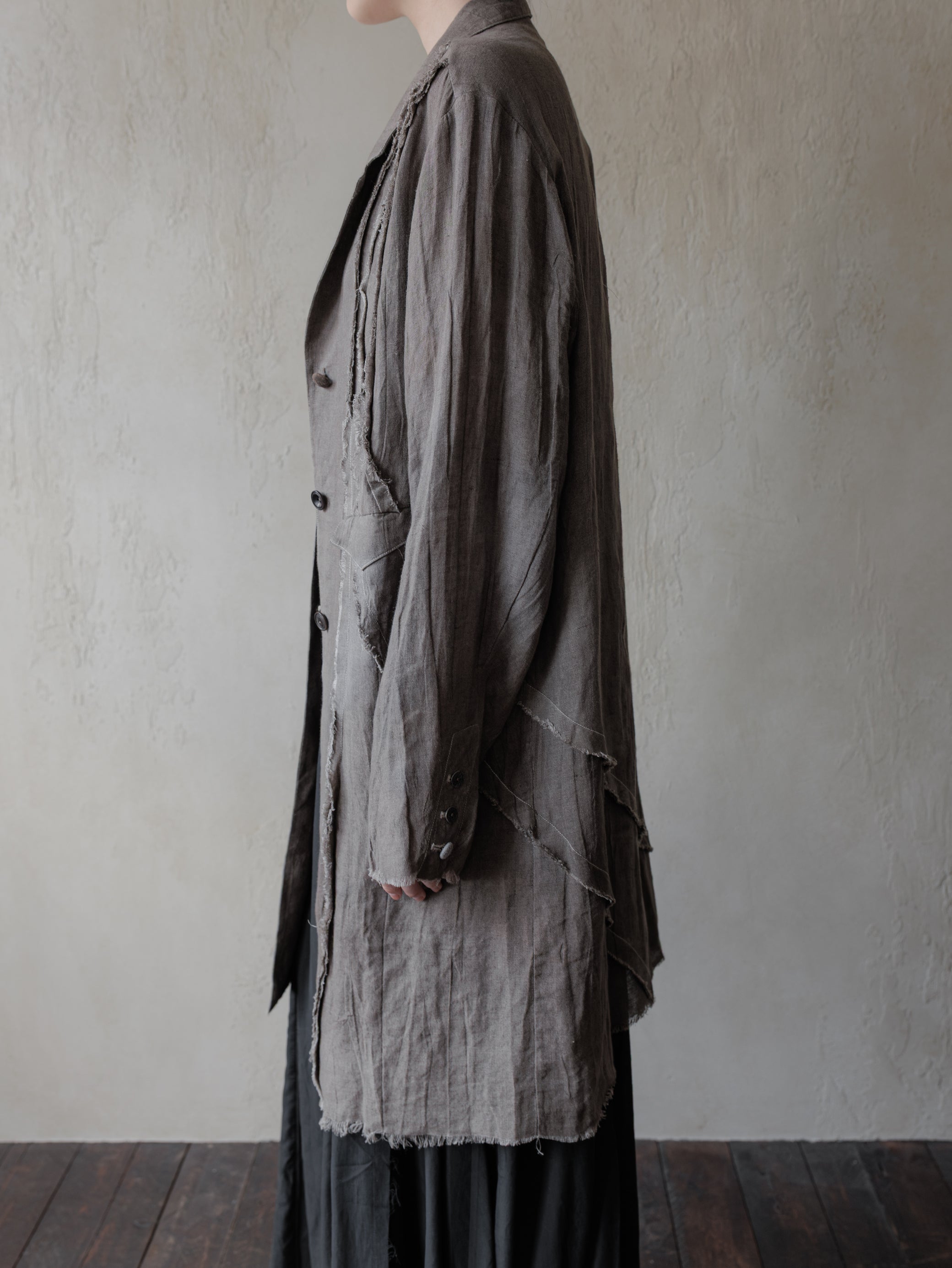 Forgotten Materials WMS｜Fractured Linen Coat