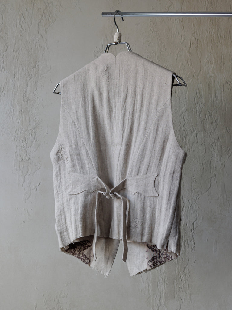 Forgotten Materials｜0222 / Waistcoat (Beige)