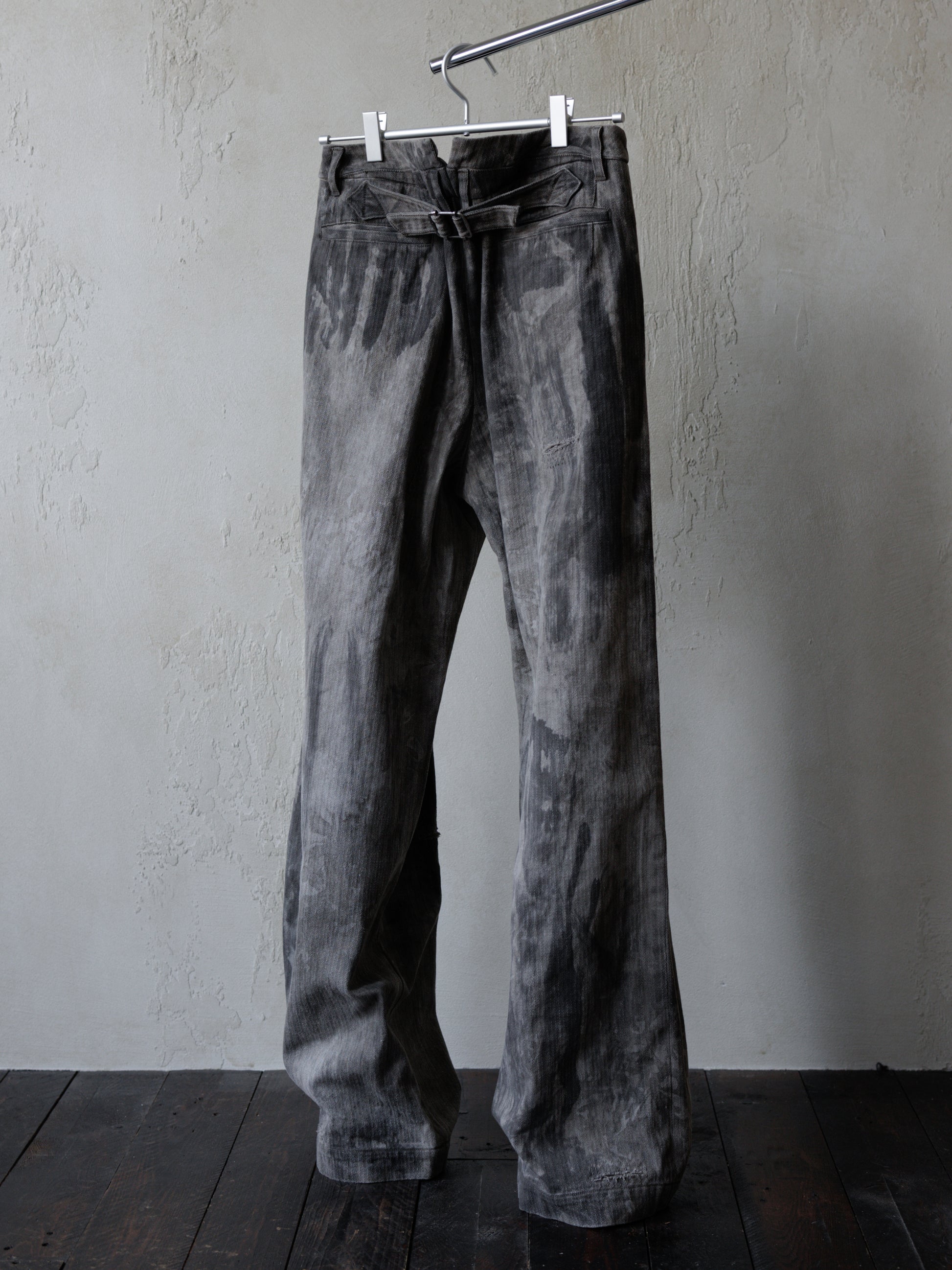 Forgotten Materials｜0222 / Worker Pants (Natural Dyed Grey)