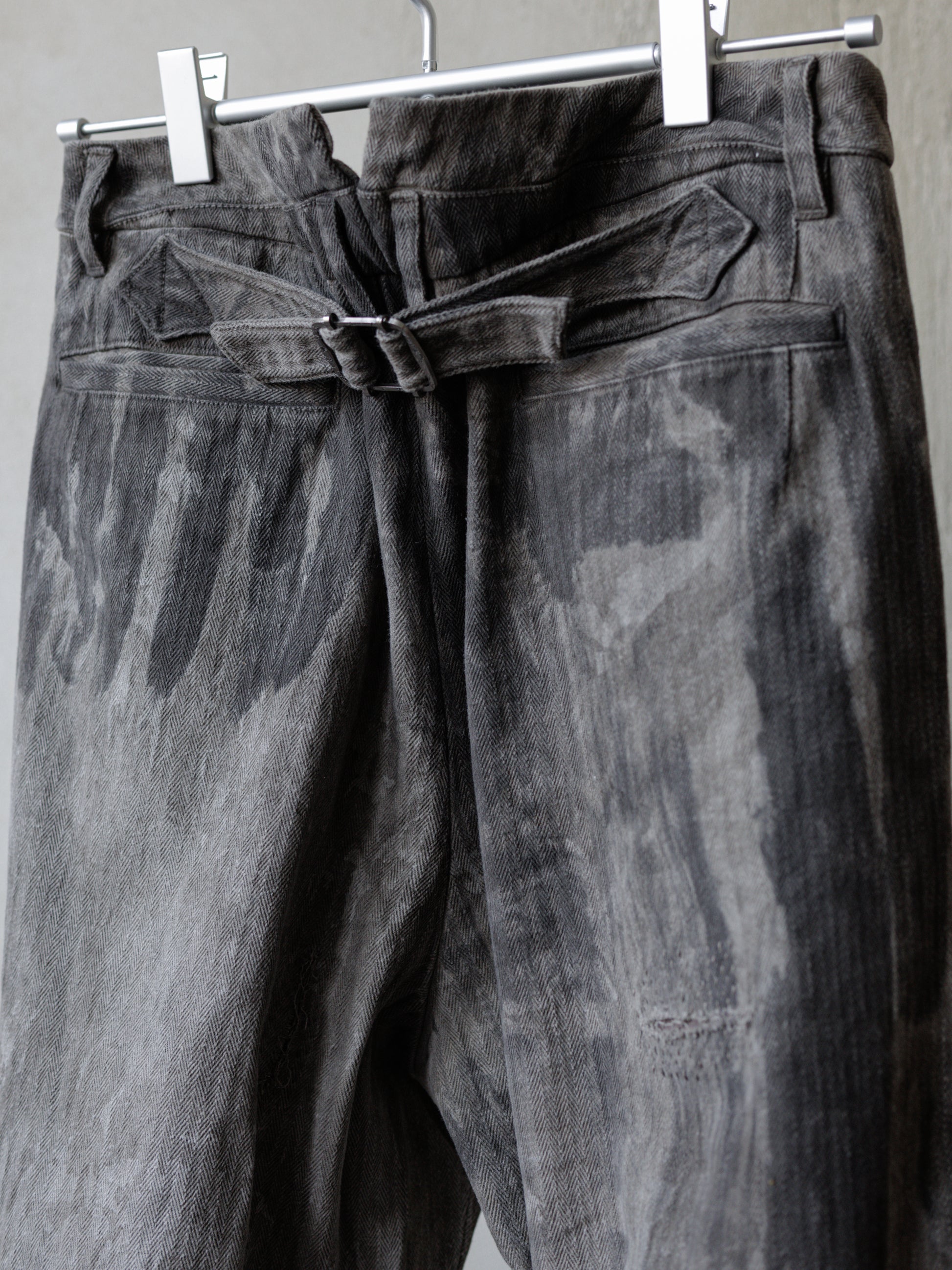 Forgotten Materials｜0222 / Worker Pants (Natural Dyed Grey)