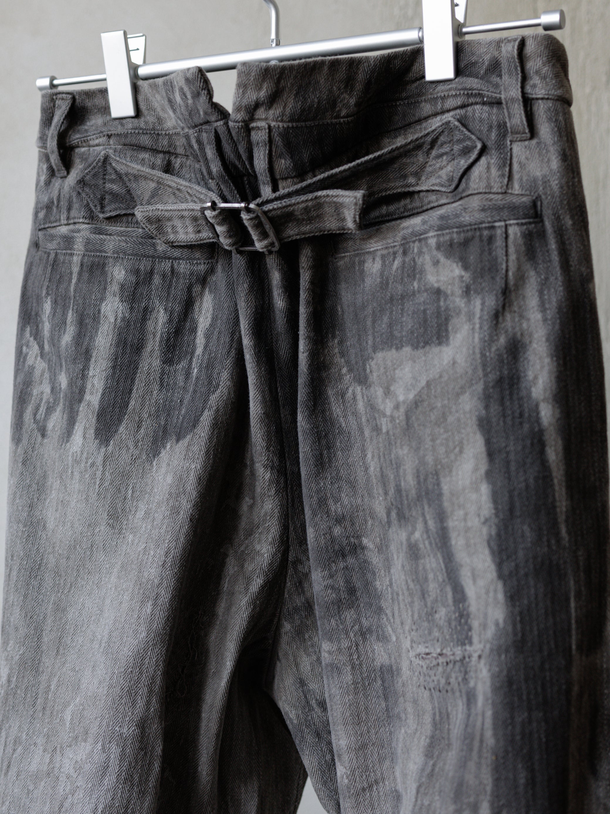Forgotten Materials｜0222 / Worker Pants (Natural Dyed Grey)