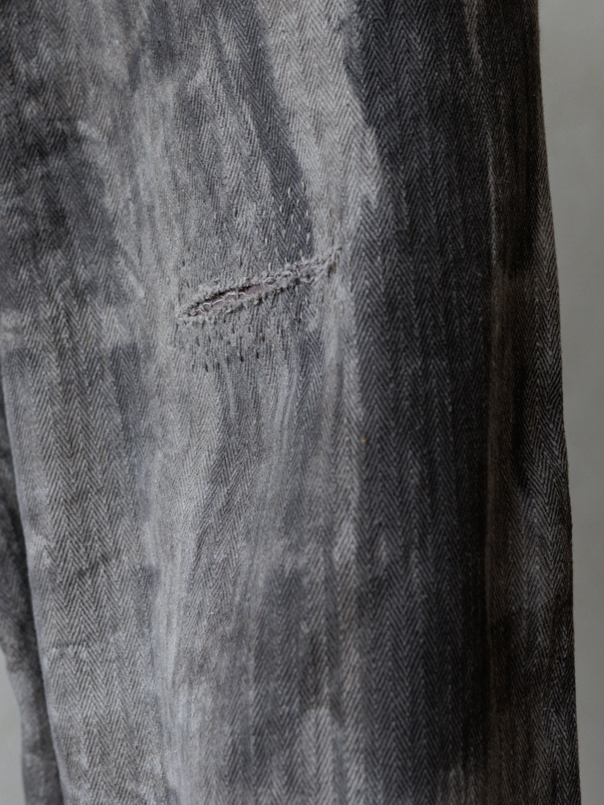 Forgotten Materials｜0222 / Worker Pants (Natural Dyed Grey)