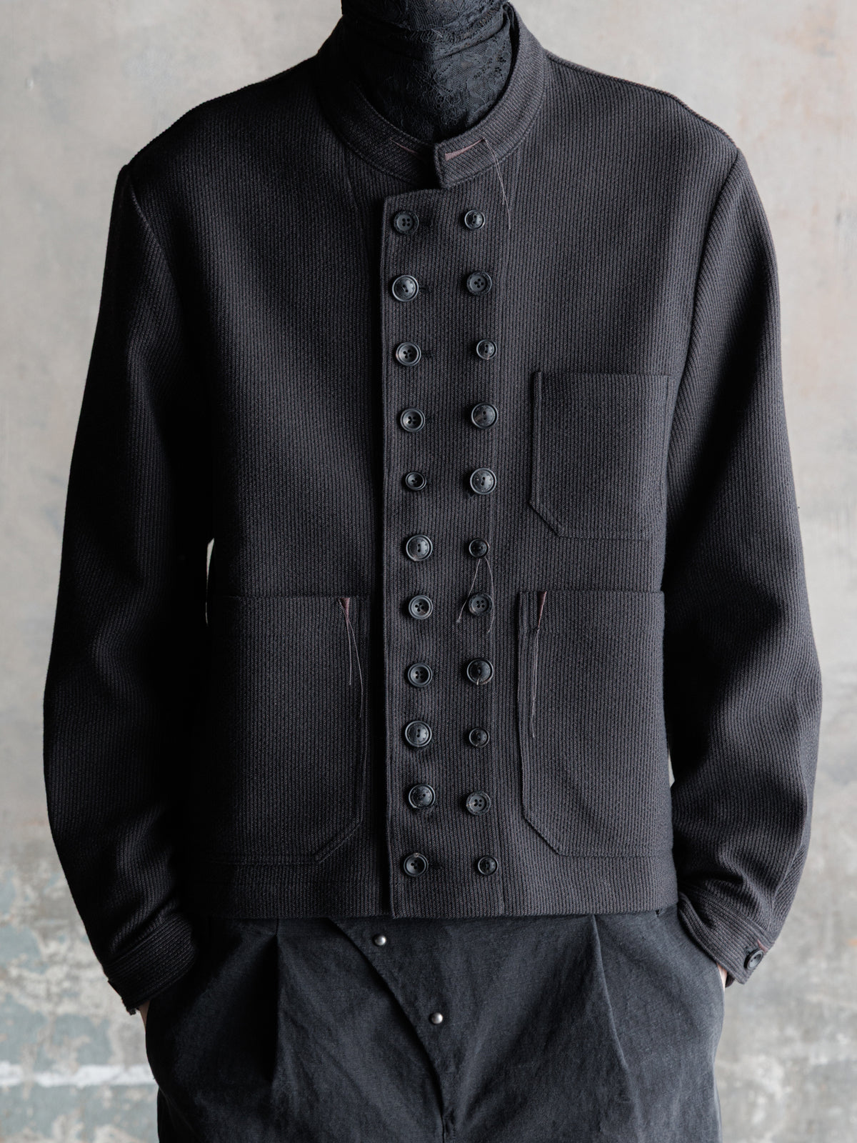 26FW｜Stand Collar DB Blazer
