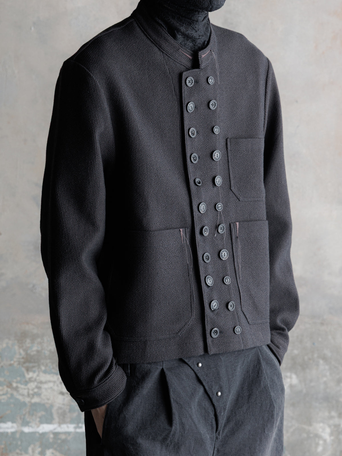 26FW｜Stand Collar DB Blazer